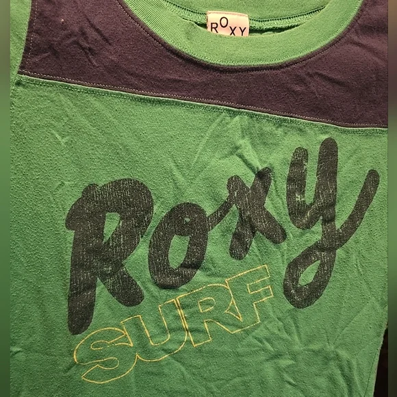 ROXY | Green & Purple Tee - Picture 3 of 4